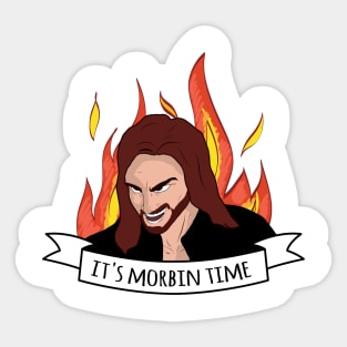 it's morbin time Sticker